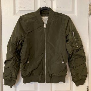 Medium American Rag Green Bomber Jacket